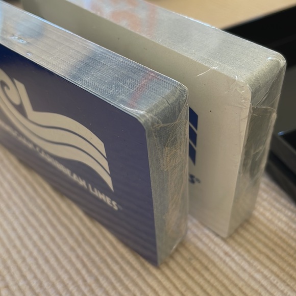 Norwegian Caribbean lines set of 2 decks of playing cards new sealed - Picture 3 of 5